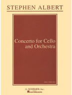 Stephen Albert: Concerto for Cello and Orchestra (noty na violoncello, klavír)