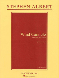 Stephen Albert: Wind Canticle (noty na klarinet, klavír)