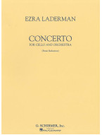 Ezra Laderman: Concerto for Cello and Orchestra (noty na violoncello, klavír)