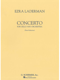 Ezra Laderman: Concerto for Cello and Orchestra (noty na violoncello, klavír)