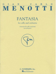 Gian Carlo Menotti: Fantasia (noty na violoncello, klavír)