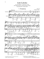 Richard Strauss: 8 Poems op. 10 - Medium Voice (noty na zpěv, klavír)