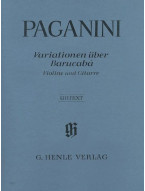 Niccolo Paganini: 60 Variations on Barucaba Op. 14 (noty na housle, kytaru)