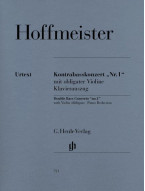Franz Anton Hoffmeister: Concerto No. 1 for Double Bass and Orchestra with Violin obbligato (noty na kontrabas, klavír)