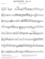 Franz Anton Hoffmeister: Concerto No. 1 for Double Bass and Orchestra with Violin obbligato (noty na kontrabas, klavír)