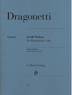 Domenico Dragonetti: 12 Waltzes for Double Bass Solo (noty na kontrabas)