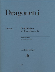 Domenico Dragonetti: 12 Waltzes for Double Bass Solo (noty na kontrabas)