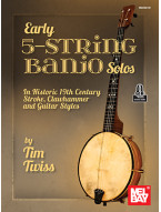 Tim Twiss: Early 5-String Banjo Solos (tabulatury na banjo) (+audio)
