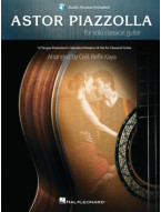 Astor Piazzolla for Solo Classical Guitar (noty, tabulatury na kytaru) (+audio)