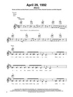 Sublime for Ukulele (noty, melodická linka, akordy)