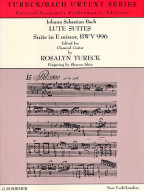 Johann Sebastian Bach: Suite in E Minor BWV996 (noty na kytaru)