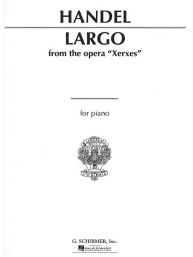 Georg Friedrich Händel: Largo from Xerxes (noty na klavír)