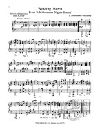 Felix Mendelssohn Bartholdy: Wedding March / Svatební pochod (noty na klavír)