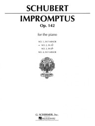 Franz Schubert: Impromptu, Op. 142, No. 2 in Ab Major (noty na klavír)
