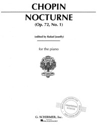Frédéric Chopin: Nocturne, Op. 72, No. 1 in E Minor (noty na klavír)
