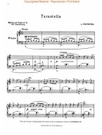 Albert Pieczonka: Tarantella in A Minor (noty na klavír)
