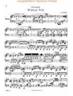 Gioachino Rossini: William Tell Overture (noty na klavír)