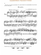 Ludwig van Beethoven: Rondo in C Major, Op. 51, No. 1 (noty na klavír)