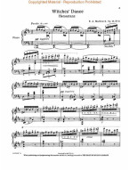 Edward MacDowell: Witches' Dance, Op. 17, No. 2 (noty na klavír)