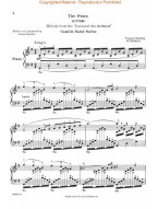 Camille Saint-Saëns: Le Cygne / The Swan (noty na klavír)
