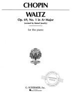 Frédéric Chopin: Waltz, Op. 69, No. 1 in Ab Major (noty na klavír)