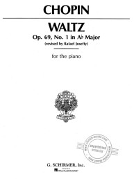 Frédéric Chopin: Waltz, Op. 69, No. 1 in Ab Major (noty na klavír)