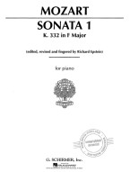 W.A. Mozart: Sonata No. 1 in F K332 (noty na klavír)