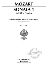 W.A. Mozart: Sonata No. 1 in F K332 (noty na klavír)