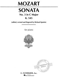 W.A. Mozart: Sonata No. 3 in C Major K545 (noty na klavír)