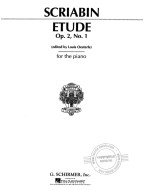 Alexandr Skrjabin: Etude In C Sharp Minor Op.2 No.1 (noty na klavír)