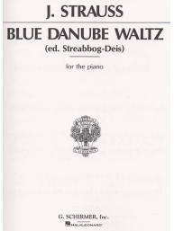 Johann Strauss: Blue Danube Waltz (noty na klavír)