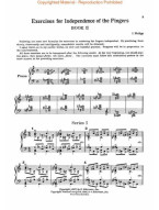 Isidore Philipp: Exercises for Independence of Fingers 2 (noty na klavír)