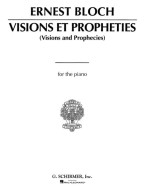 Ernest Bloch: Visions et Propheties (noty na klavír)