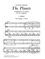 Gustav Holst: The Planets (noty na čtyřruční klavír)