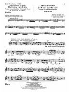 Joseph Achron: Hebrew Melody (noty na housle, klavír)