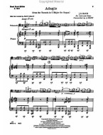Johann Sebastian Bach: Adagio from Toccata In C Major for Organ (noty na violoncello, klavír)