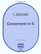 Charlotte Ruegger: Concertante In G (noty na housle, klavír)