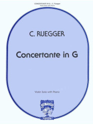 Charlotte Ruegger: Concertante In G (noty na housle, klavír)