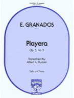 Enrique Granados: Playera (noty na violoncello, klavír)