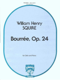 William Henry Squire: Bourrée, Op. 24 (noty na violoncello, klavír)