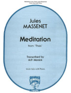 Jules Massenet: Meditation from  Thais (noty pro housle, klavír)