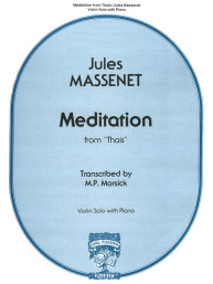 Jules Massenet: Meditation from  Thais (noty pro housle, klavír)