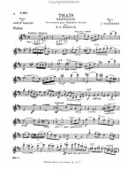 Jules Massenet: Meditation from  Thais (noty pro housle, klavír)