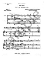 Gioachino Rossini: Figaro from The Barber of Seville (noty na violoncello, klavír)