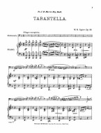 William Henry Squire: Tarantella Op.23 (noty na violoncello, klavír)