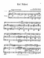 Max Bruch: Kol Nidrei Op.47 (noty na violoncello, klavír)