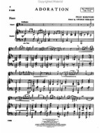 Felix Borowski: Adoration D-Major (noty na housle, klavír)