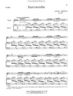 Charles-Valentin Alkan, Jascha Heifetz: Barcarolle (noty na housle, klavír)