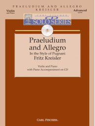 Fritz Kreisler: Praeludium and Allegro (noty na housle) (+audio)