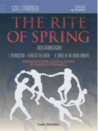 Igor Stravinskij: The Rite of Spring (noty na violoncello, klavír)